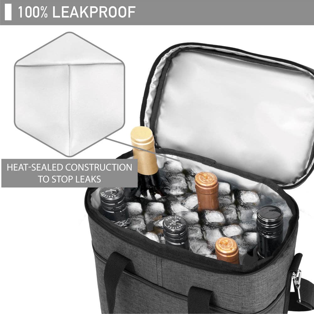 OPUX - Wholesale Wine Tote - 6 Bottle Wine Carrier Bag48