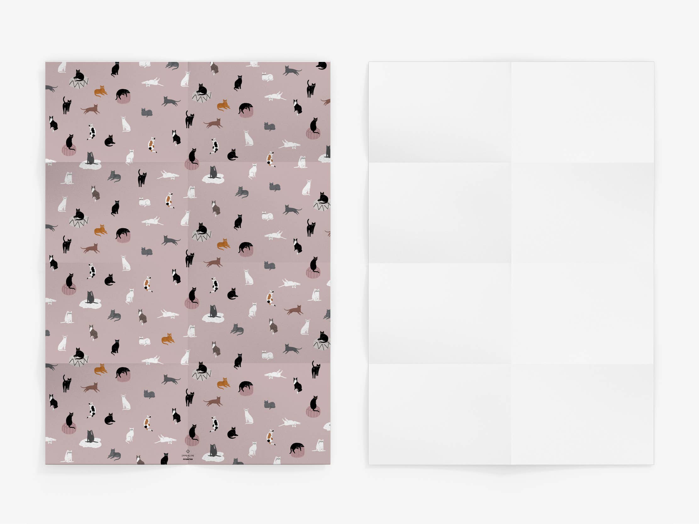 typealive - Wholesale Flat Wrap - Gift sheets/Petisfaction “CATS”3
