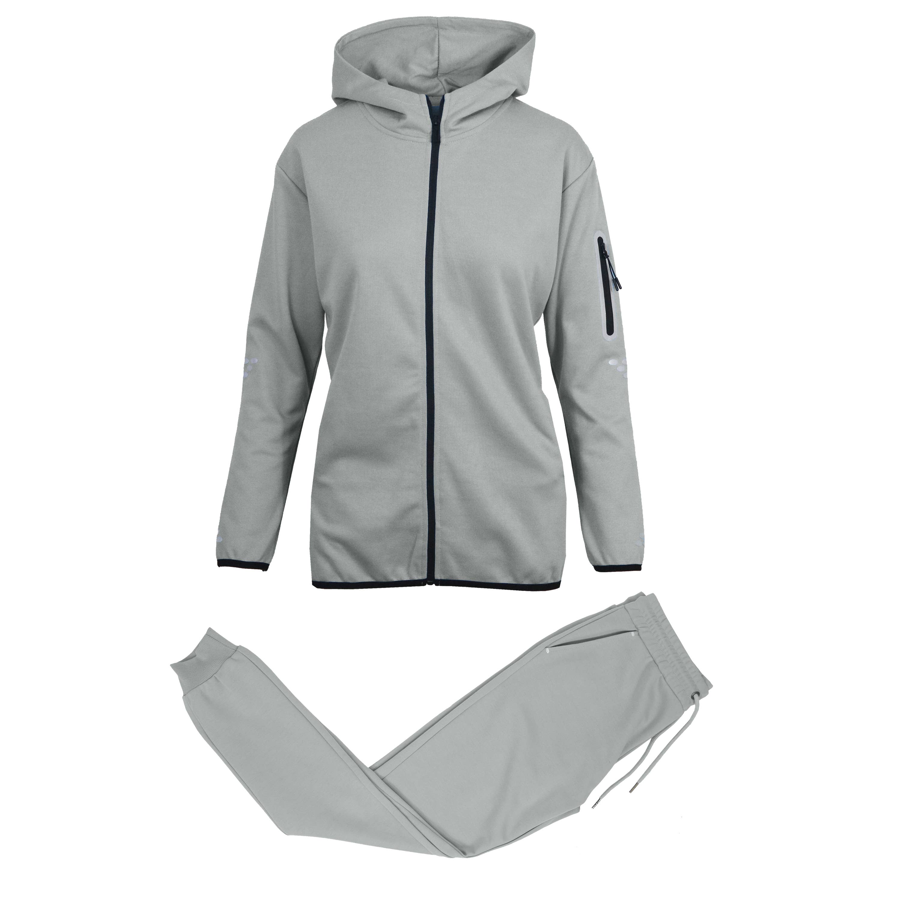 Galaxy By Harvic - Vendita all'ingrosso Completo loungewear - Donna - Set in due pezzi Tech Fleece da donna - Felpa con cappuccio con zip e pantaloni da jogging2