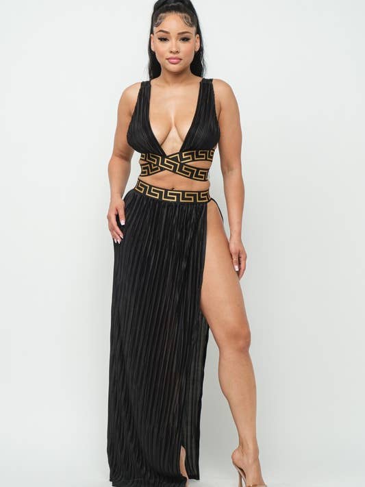 Crop-Top mit elastischem Band im Set für den Großhandel von Belita Collection