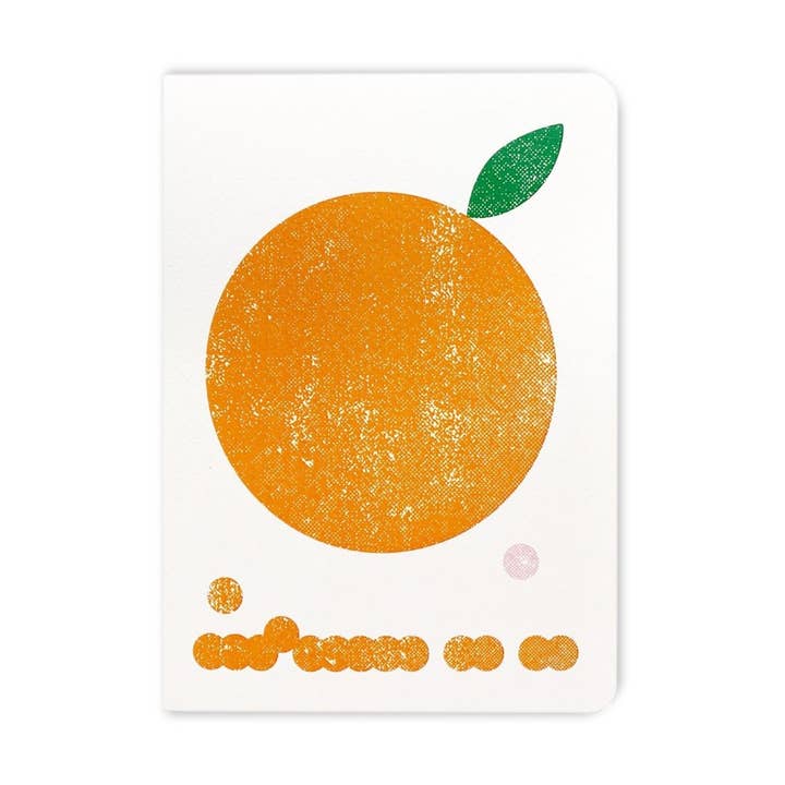 Cahier spirale A5 - Mandarine pour la vente par Papier Merveille