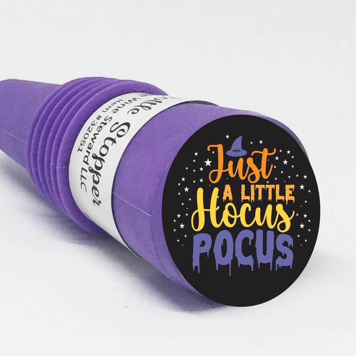 The Wine Steward LLC – wholesale Wine stopper – Just A Little Hocus Pocus Wine Bottle Stopper0