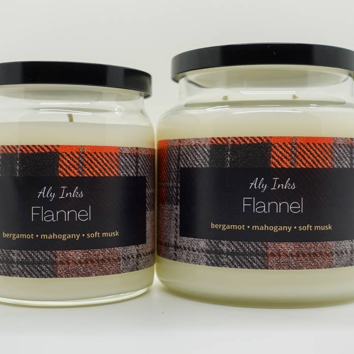 Flannel - Soja-Kerze für den Großhandel von Aly Inks