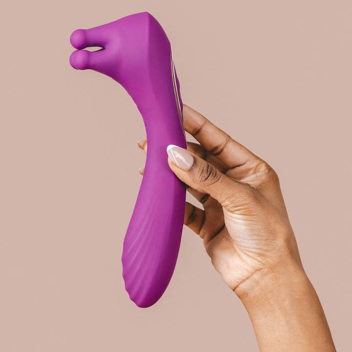 The Natural Love Company - Wholesale Sex Toy - Laurel | Dual Ended Clitoris Massager & Vibrator