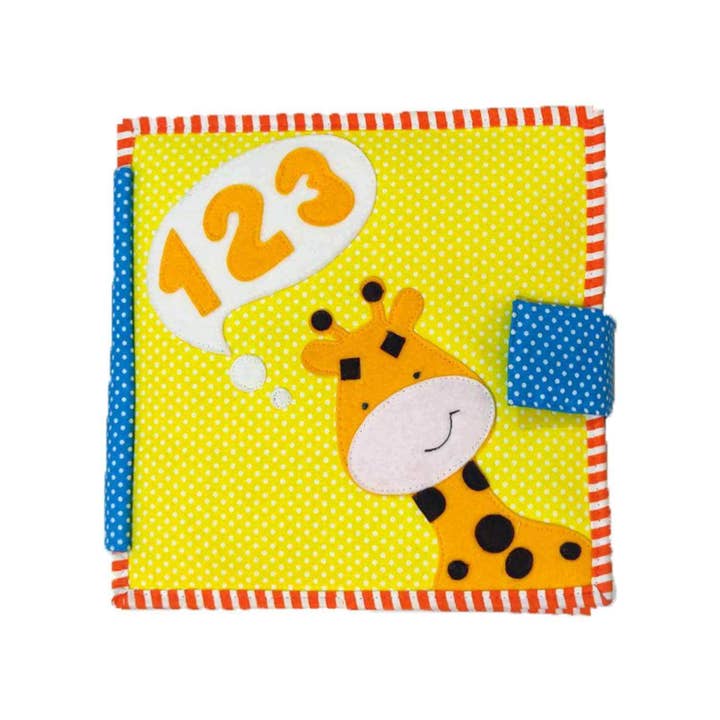 Quiet Book Montessori Legetøj - 1,2,3 - 10 sider Premium for engroshandel hos Jolly Designs GmbH