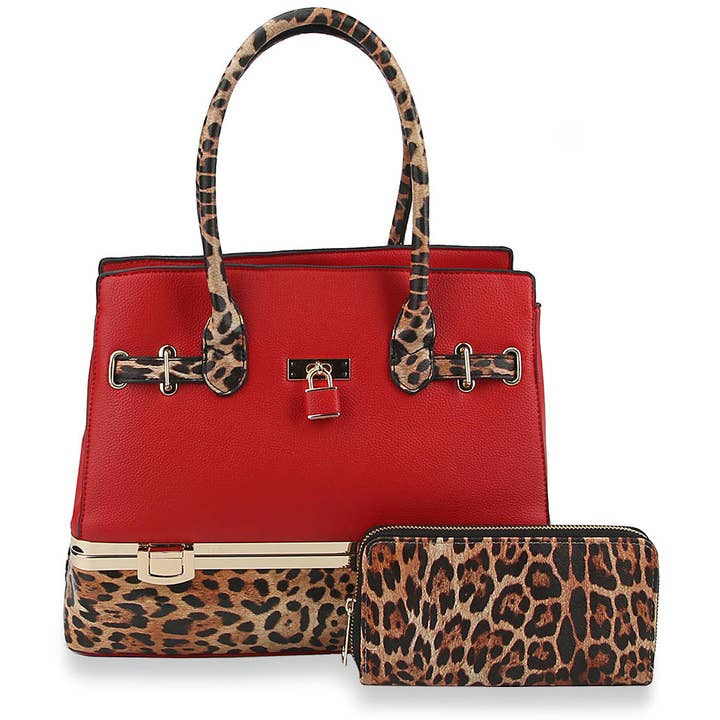 Handbag Express - Wholesale Tote Bag - Women's - Metal Frame Tote Handbag Set1