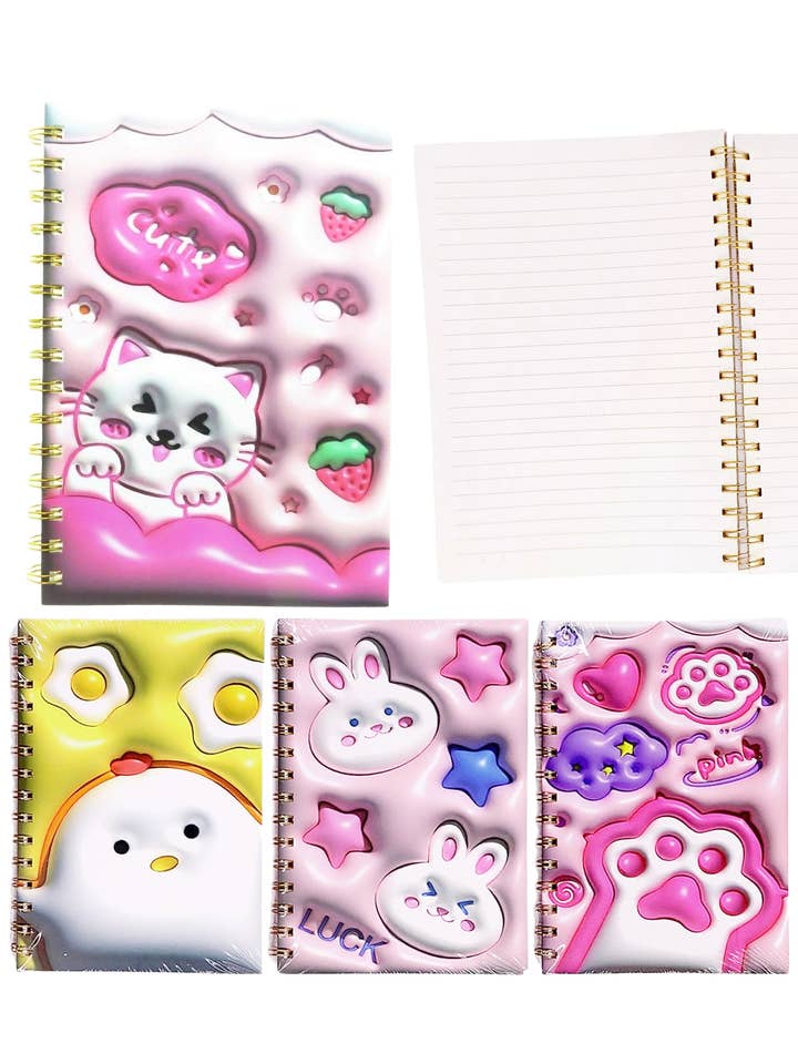 Djurvänner A5 80-sidig spiralbunden anteckningsbok - 12 st för wholesale av Cap Zone