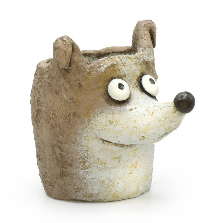 Perky the Dog Blobhouse Planter för wholesale av Cohasset Gifts
