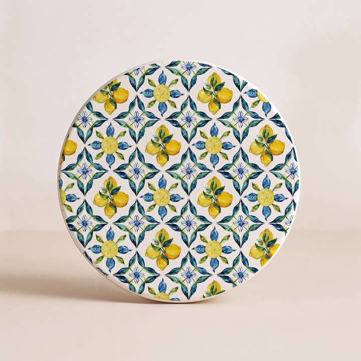 Gia Roma - Wholesale Decorative Tabletop Object - Blue Country Coaster Elegant Grandmillennial Blue Home Decor67