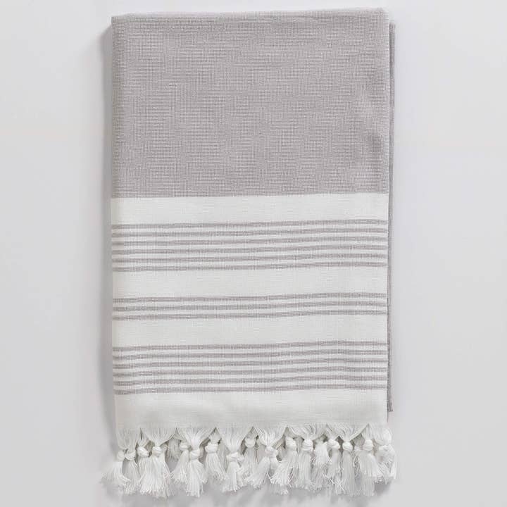 Cotton and Olive - Wholesale Bath Towel - Meridien Cotton Hammam Bath Towel, Double-Faced1