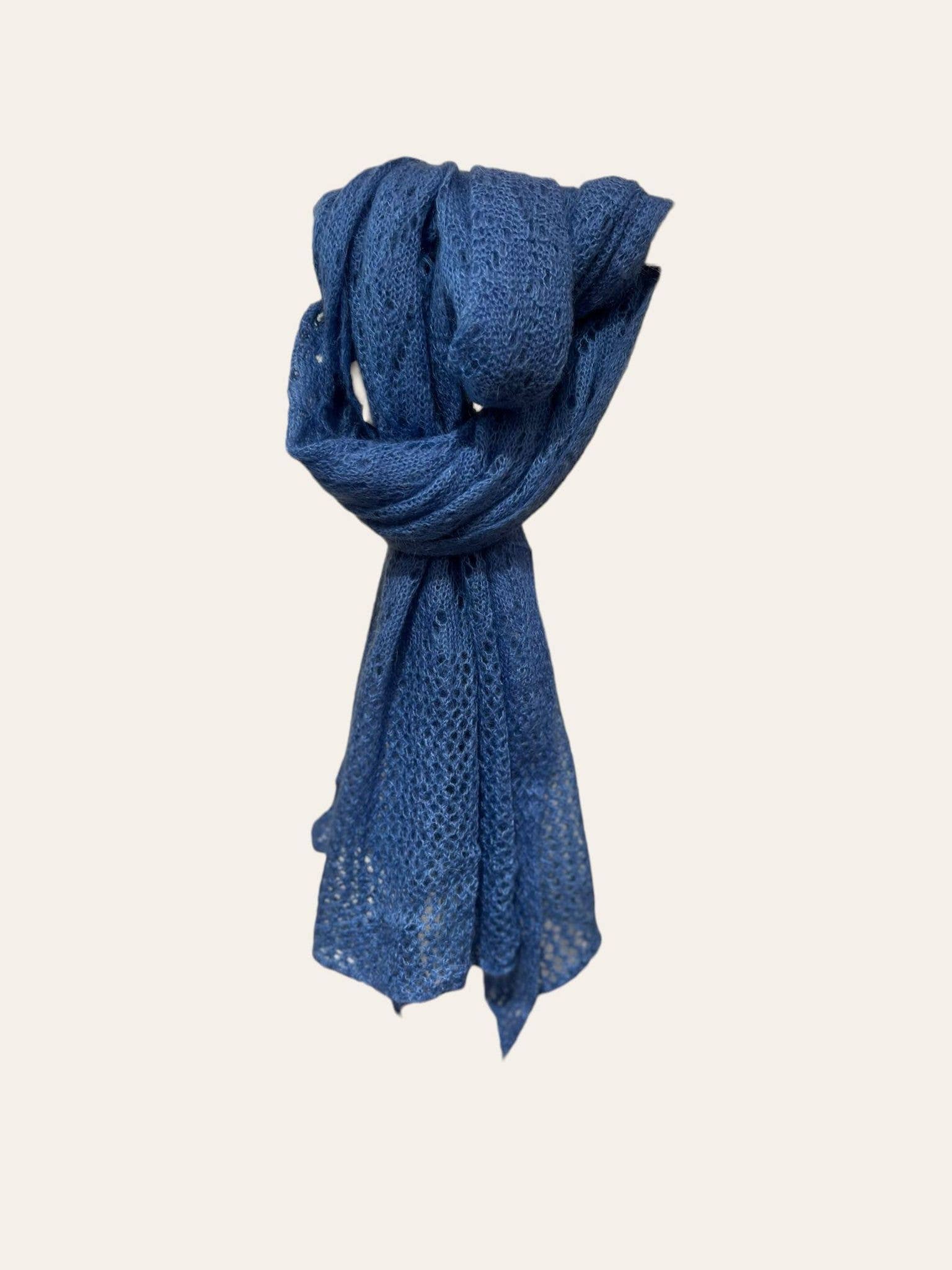 NAÏS PARIS - Wholesale Scarf - Women's - OPENWORK MOHAIR WOOL SHAWL28