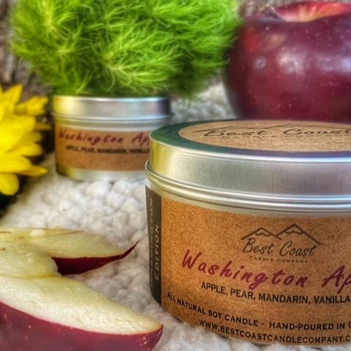 Pomme Washington - Pomme, Poire, Mandarine, Vanille pour la vente par Best Coast Candle Company