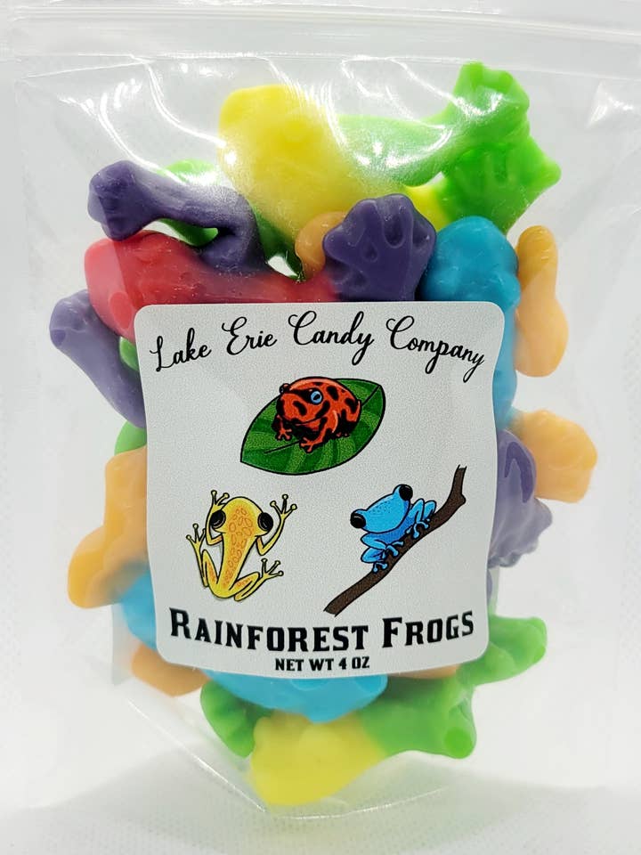 Rainforest Frogs for wholesale by Lake Erie Candy Company