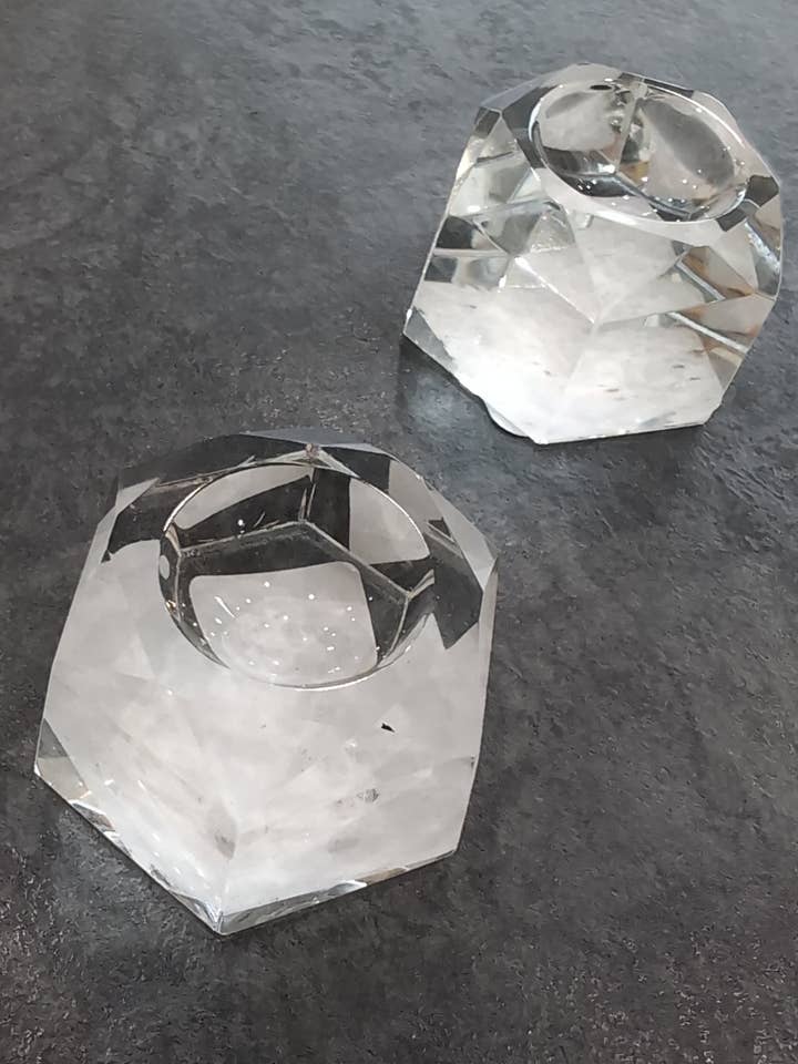 Clear Glass Sphere Stand for wholesale by Moonbeam Healing