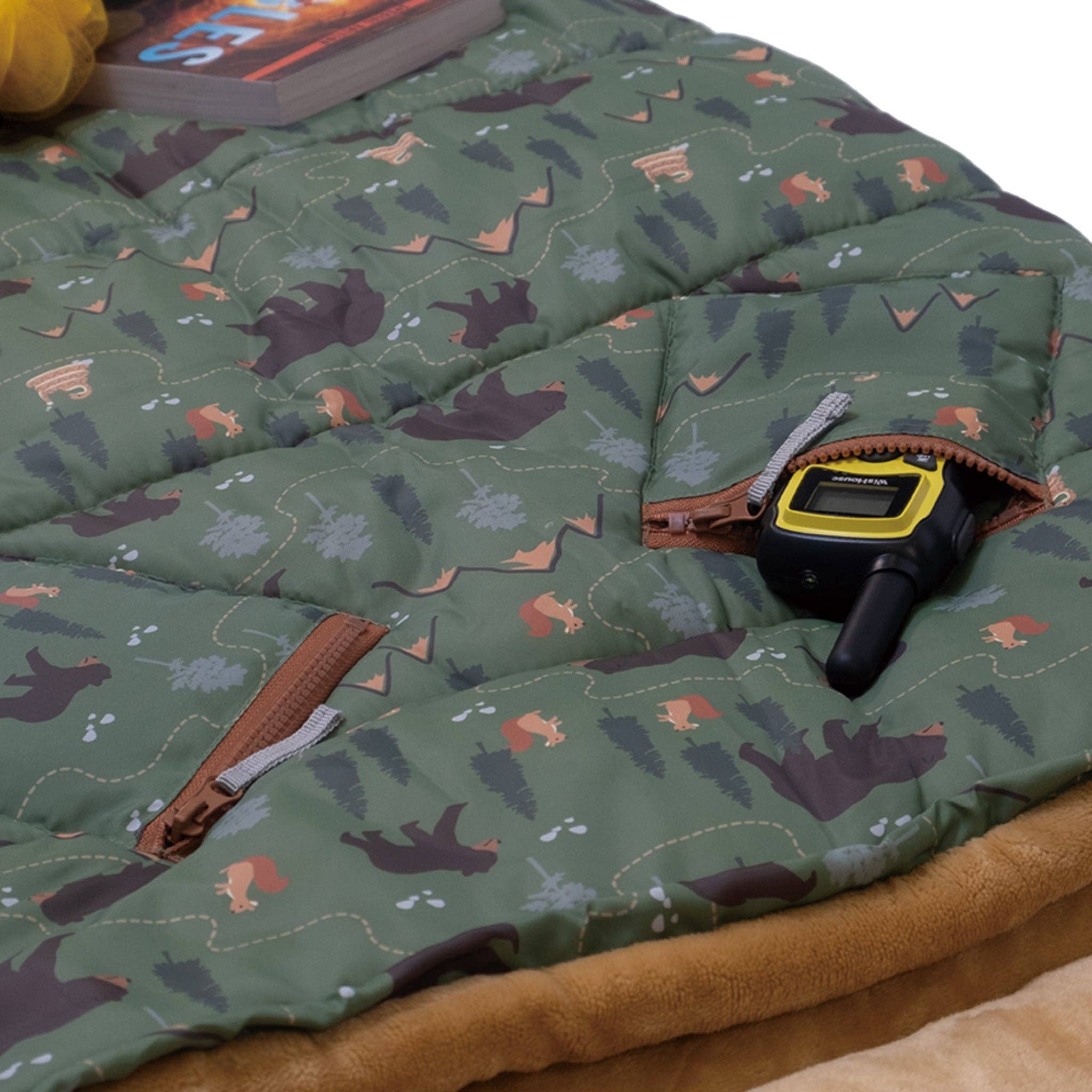 Mimish - Vendita all'ingrosso Zaino - Bambini - Sleep-N-Pack™ – Taglia per Bambini Piccoli | Amici Stampati: Sentiero degli Orsi da Campeggio11