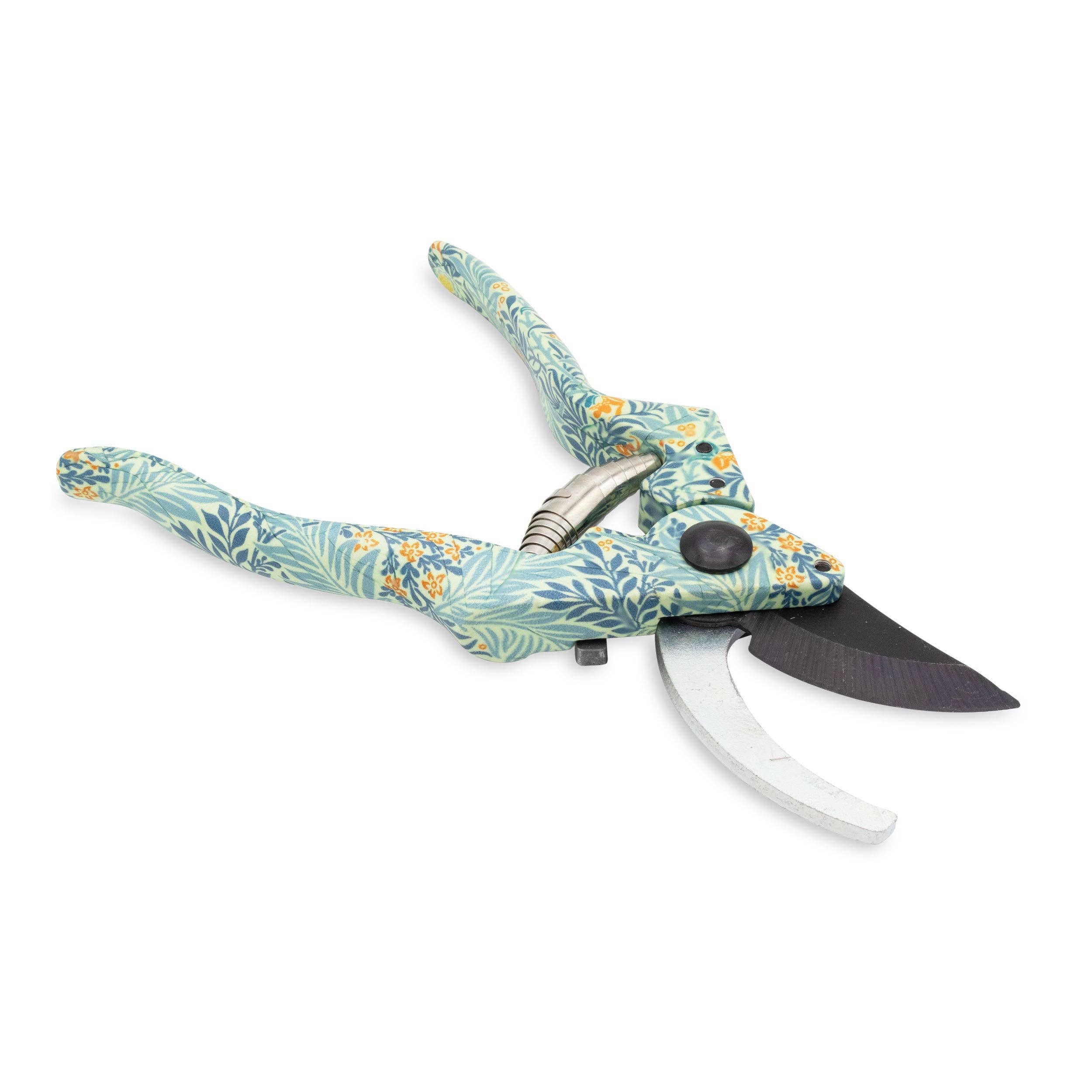 Robert Frederick Ltd – wholesale Garden tool – Orange Grove Secateurs - William Morris Larkspur Design1