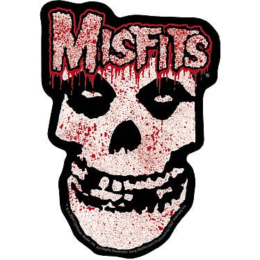 Square Deal Recordings & Supplies - Wholesale Sticker - Sticker - The Misfits - Crimson Ghost With Blood Splatter