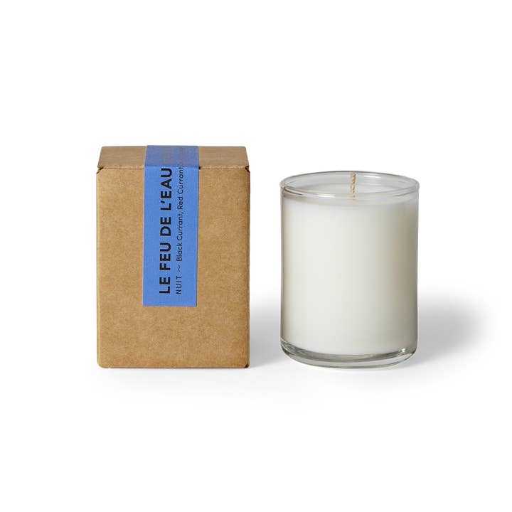 Le Feu De L'eau - Wholesale Jar/filled candle - Nuit - 3 oz glass votive