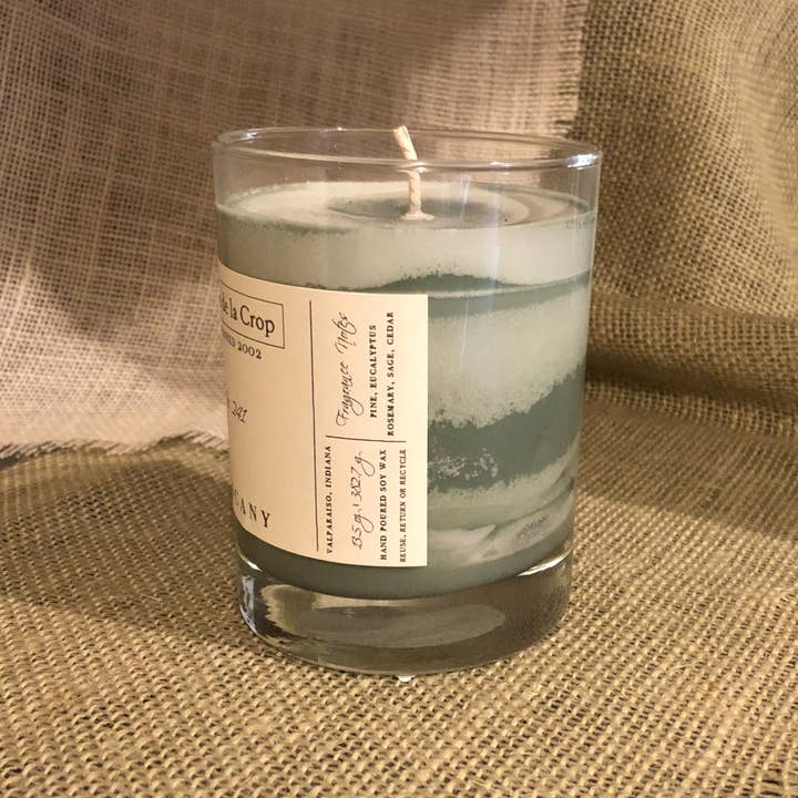 Creme de la Crop, Inc. - Venta al por mayor Velas en tarros - Vela de soja - Toscana (romero y salvia)
