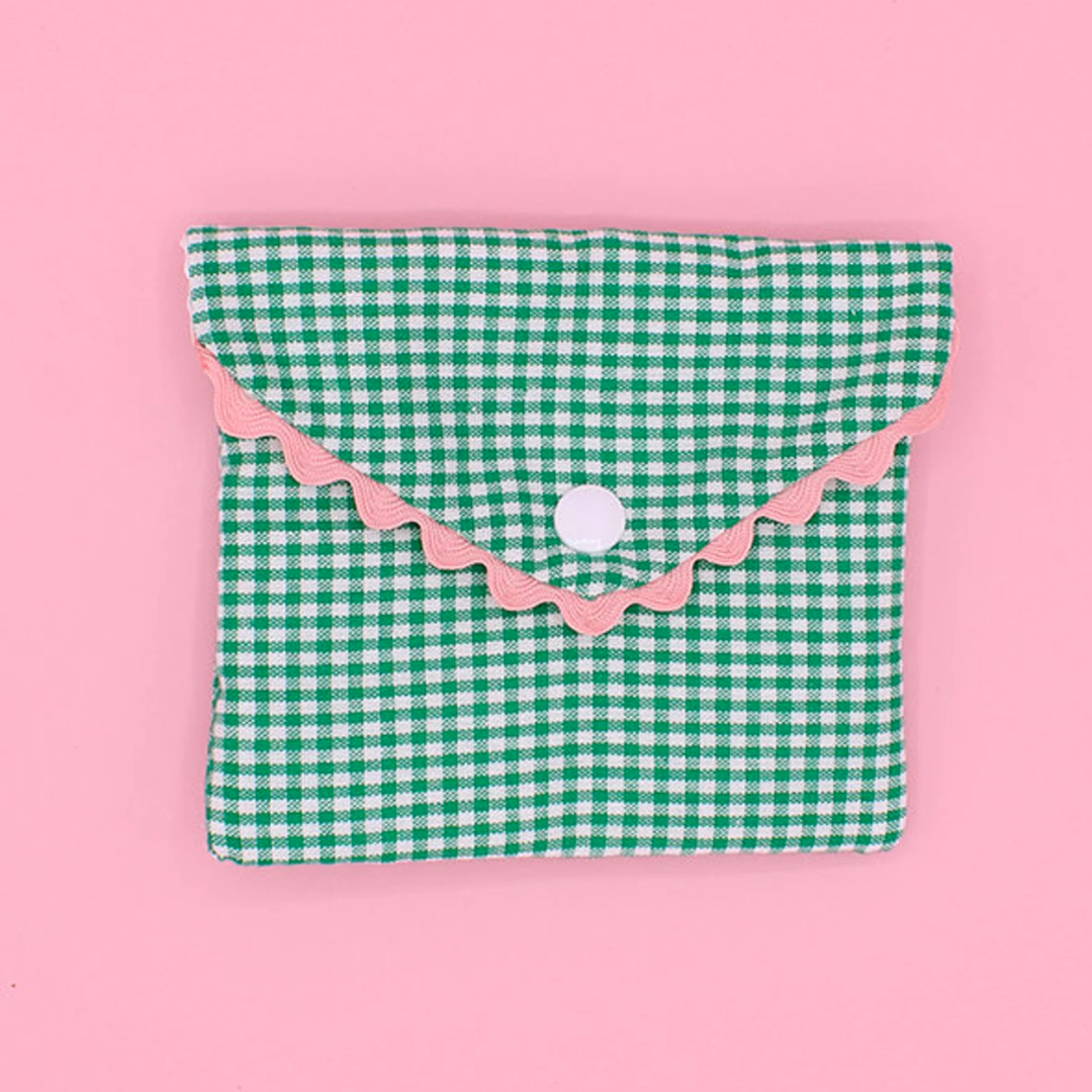 Machatatelier - Wholesale Soap Pouch/Sack/Bag - Soap pouch pattern - gingham & ric-rac0