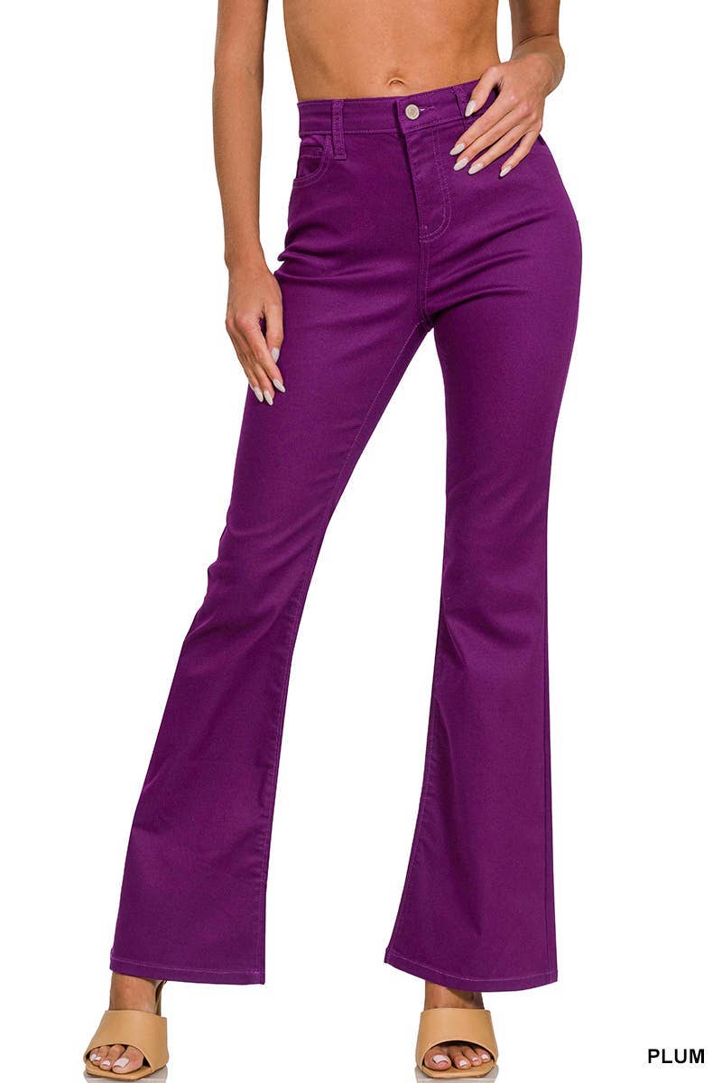 Vanilla Monkey - Wholesale Jeans - Women's - High-rise Bootcut Color Denim Pants11