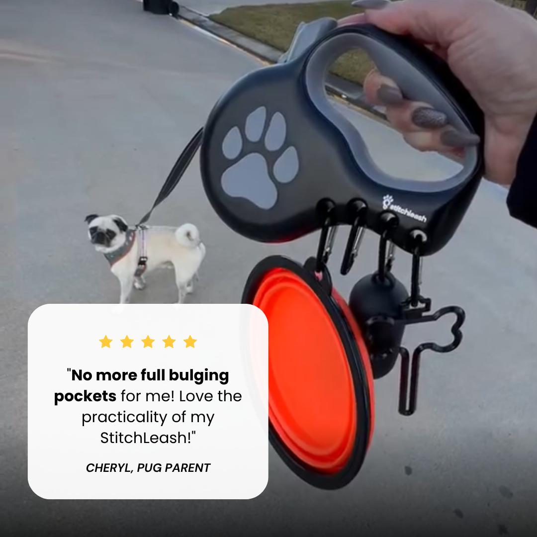 StitchLeash - Wholesale Pet Leash - Dog - Coops Retractable StitchLeash® – Tester Unit (1 per store) 13