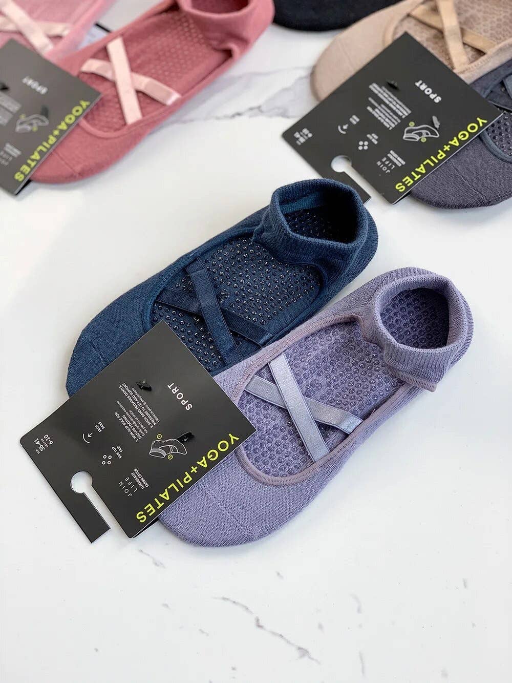 Belsize Activewear - Wholesale Socks - Women's - Yoga & Pilates grip socks bundle28