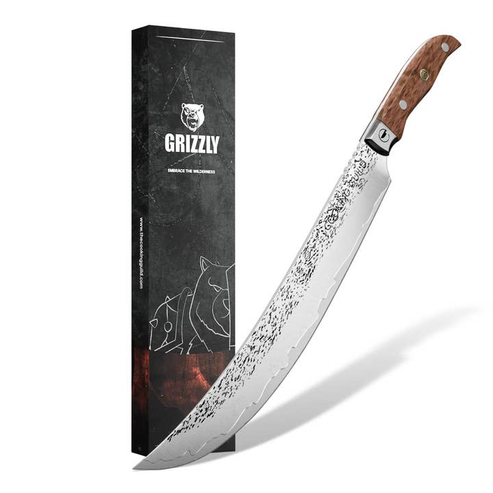 The Cooking Guild - Wholesale Kitchen/Utility Knife - 12" Grizzly Scimitar Slicer