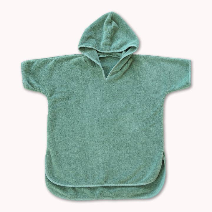 Organic Cotton Hooded Poncho for wholesale by Natemia
