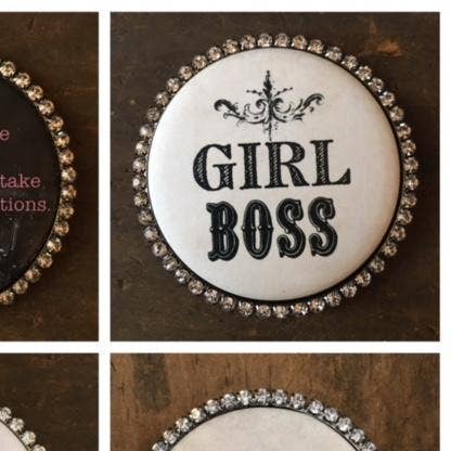 M-BOSS ROUND MAGNET for wholesale by My Favorite Things