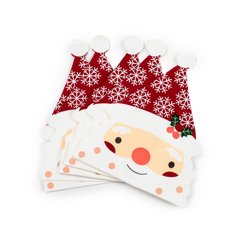 Puckator Ltd – wholesale Disposable napkin – Christmas Santa Pack of 12 3ply Paper Party Napkins1