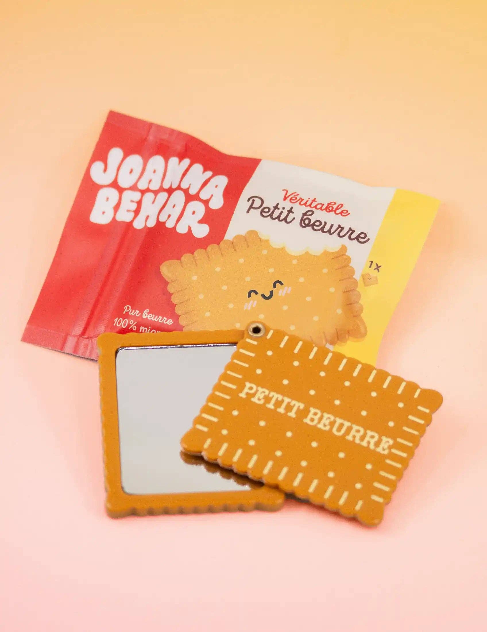 Joanna Behar – wholesale Kompakt spegel – Petit beurre-kex ficksspegel1
