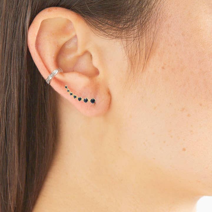 Spitfire Girl – wholesale Hoop-örhängen – Klassiska svarta klättrare örhängen2