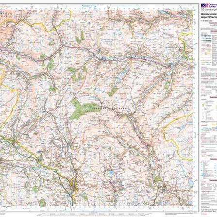 Mapa de Landranger de Wensleydale - Encuesta de artillería para venta al por mayor de Map Marketing Limited