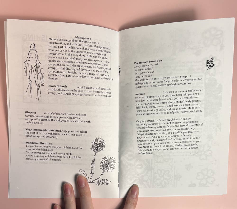 Microcosm Publishing & Distribution - Wholesale Medical Health Book - Garden Feminism Zine #2: Herbal Remedies Reproductive Care5