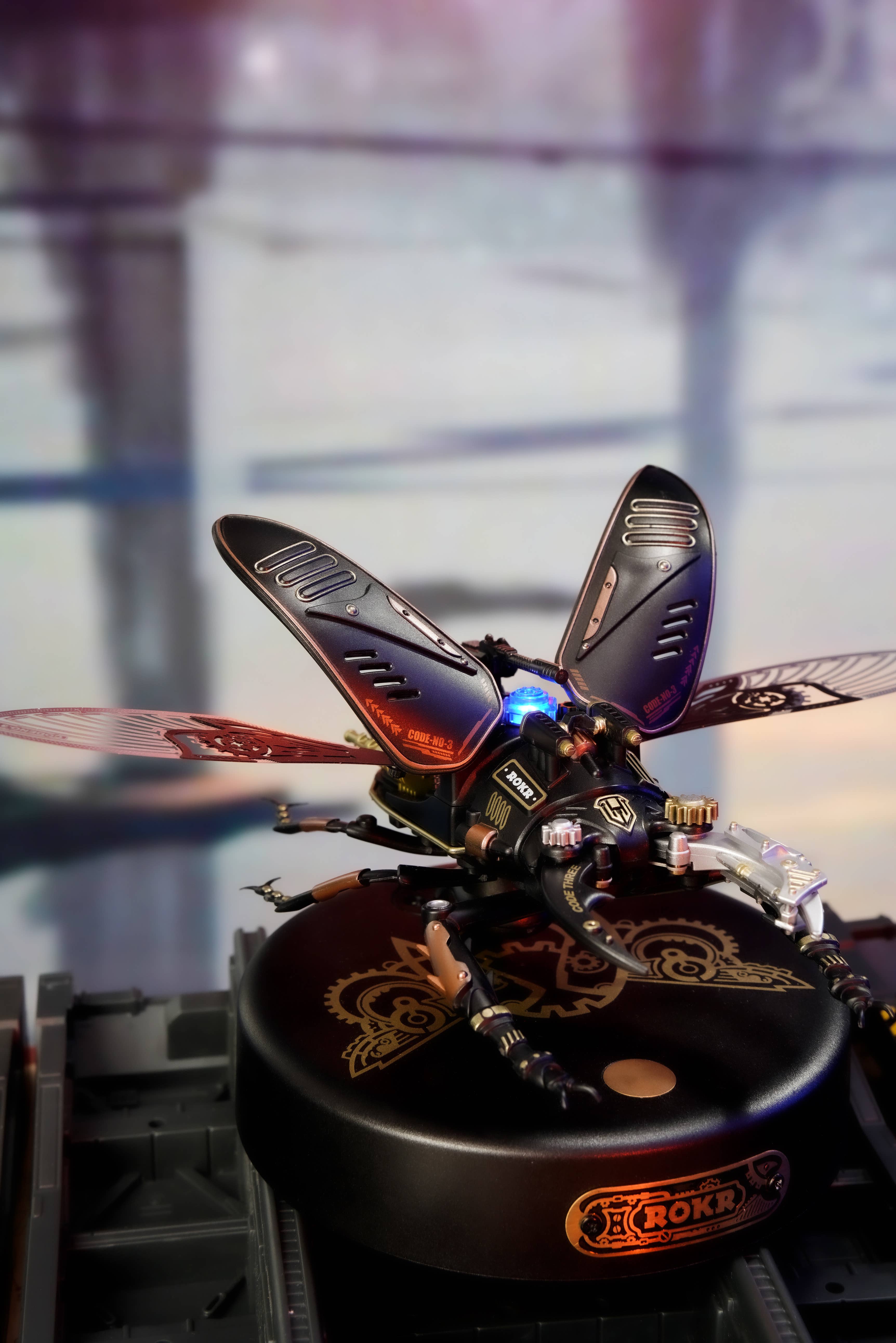 Robotime – Kit de artesanato DIY por atacado – MI03 Stag Beetle ROKR Puzzles ABS Kits de Presentes Mecânicos para Idade7