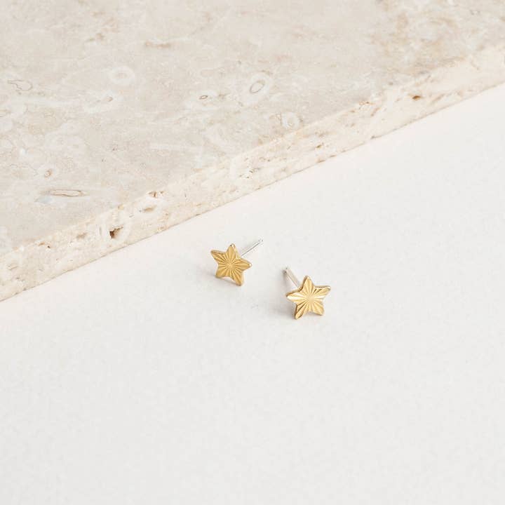 Tiny Starburst Star Studs- 5 pack for wholesale by Michelle Starbuck Designs