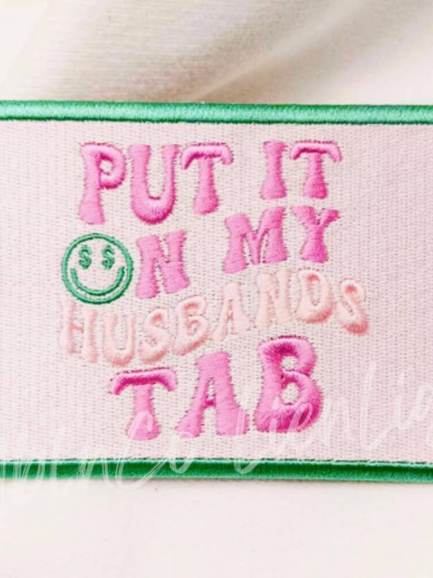 4.5” - put it on my husbands tab embroidery patch - Big for wholesale by ABLNco