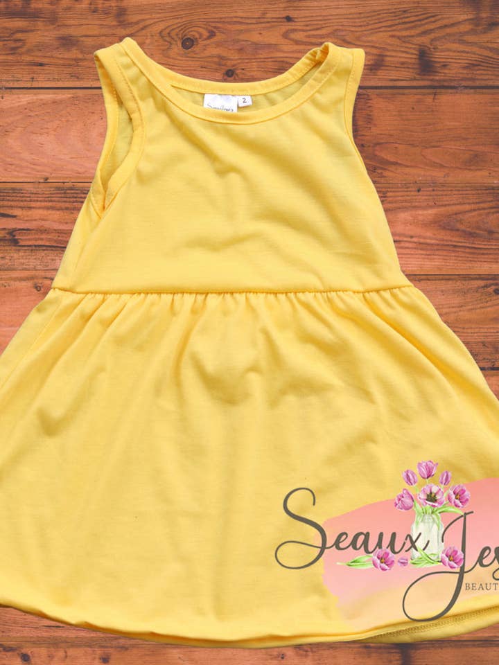 Seaux Jessi – Vestido - Crianças por atacado – Vestidos TANQUE DE SUBLIMAÇÃO 100% POLIÉSTER TODDLER3