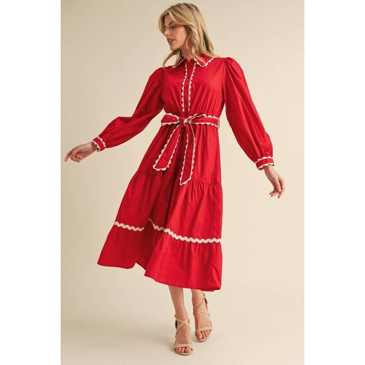 STYLE USA - Wholesale Dress - Women's - Solid midi dress