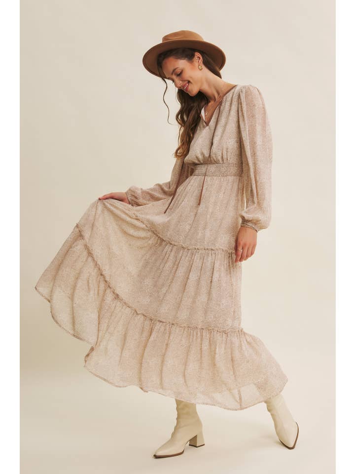 in february - Wholesale Dress - Women's - DELICATE ROMANTIC SHEER FLORAL MAXI DRESS21