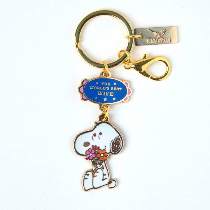 Magpie – wholesale Keychain – Women's – Peanuts World's Best Keyring Wife3