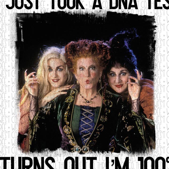 100% That Witch- Sublimations-Transfer - fertig zum Drücken für den Großhandel von Three+West Co