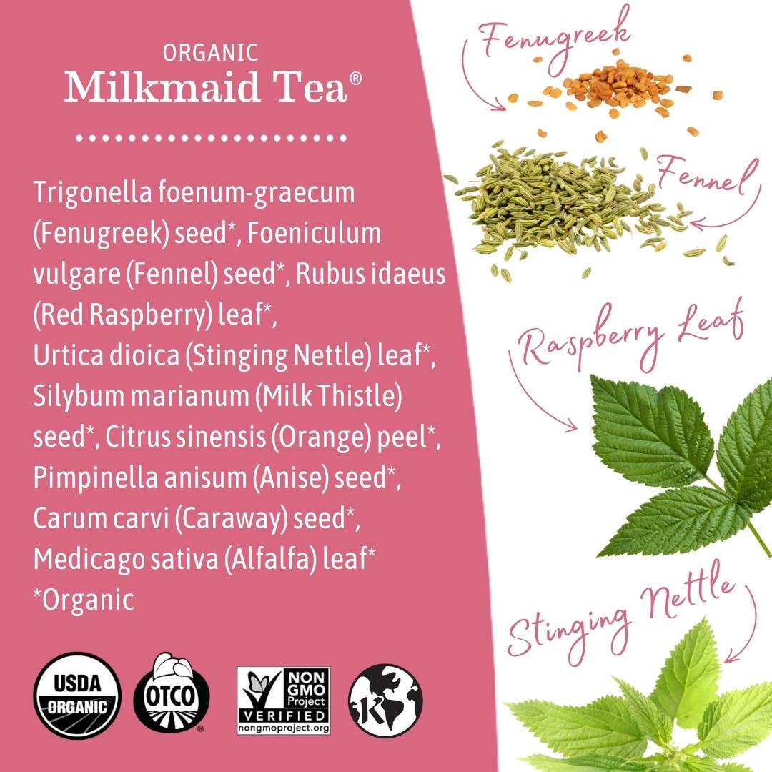 Earth Mama Organics - Wholesale Nursing Tea - Maternity - Organic Milkmaid Tea2
