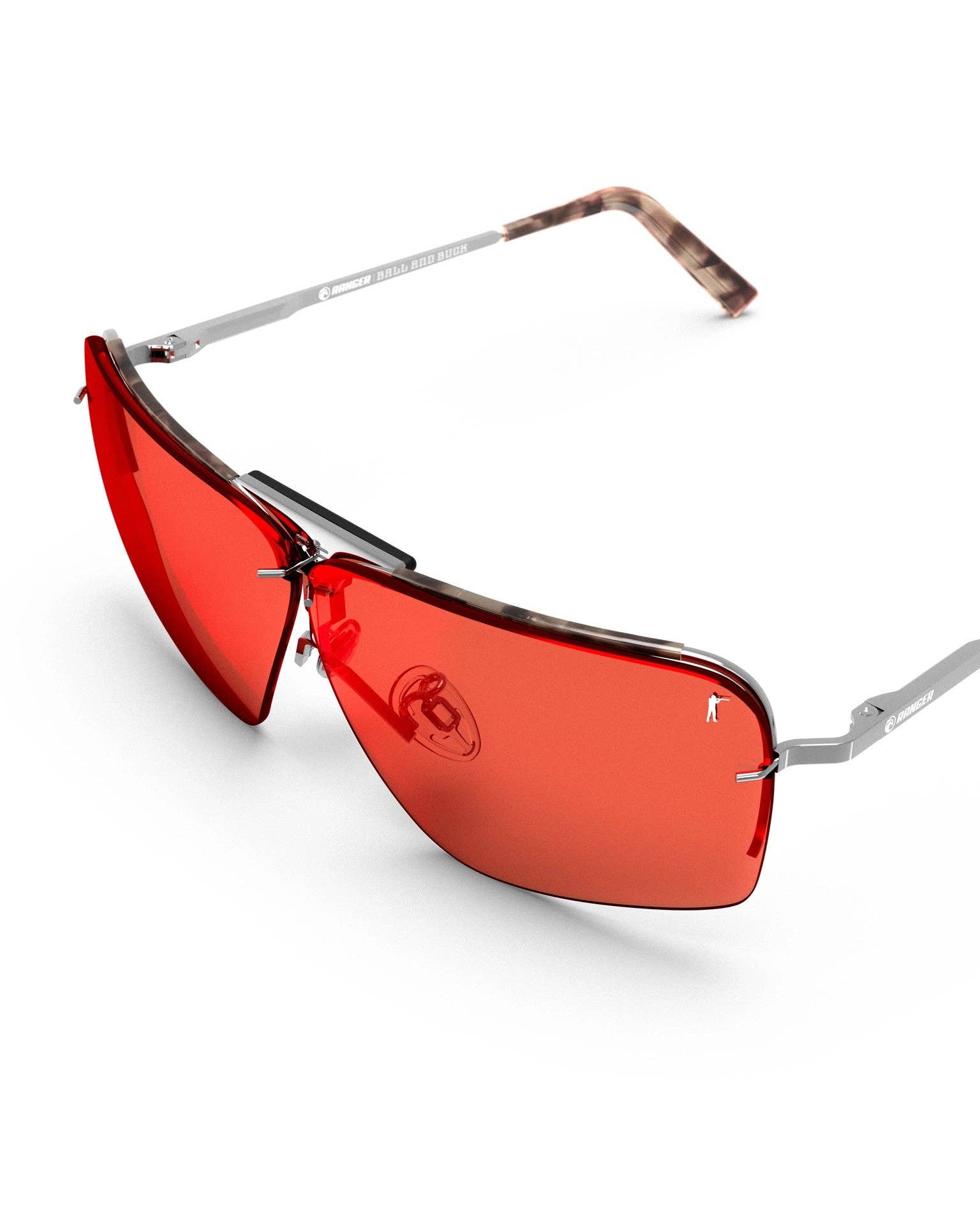 Ball and Buck - Wholesale Sunglasses - Men's - Ranger x Ball and Buck Edge Shooting Glasses - Gunmetal/HD Medium2