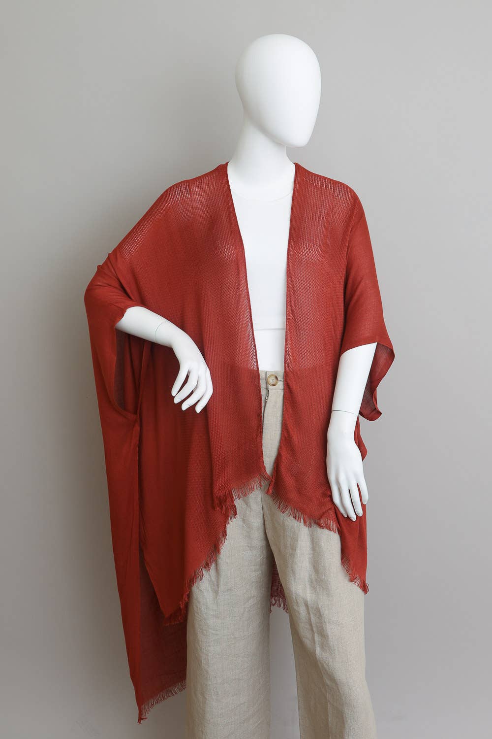 Leto Accessories - Vente Kimono – femme - Kimono bohème chic Festival Fantasy avec bord effiloché - plus de 10 couleurs12