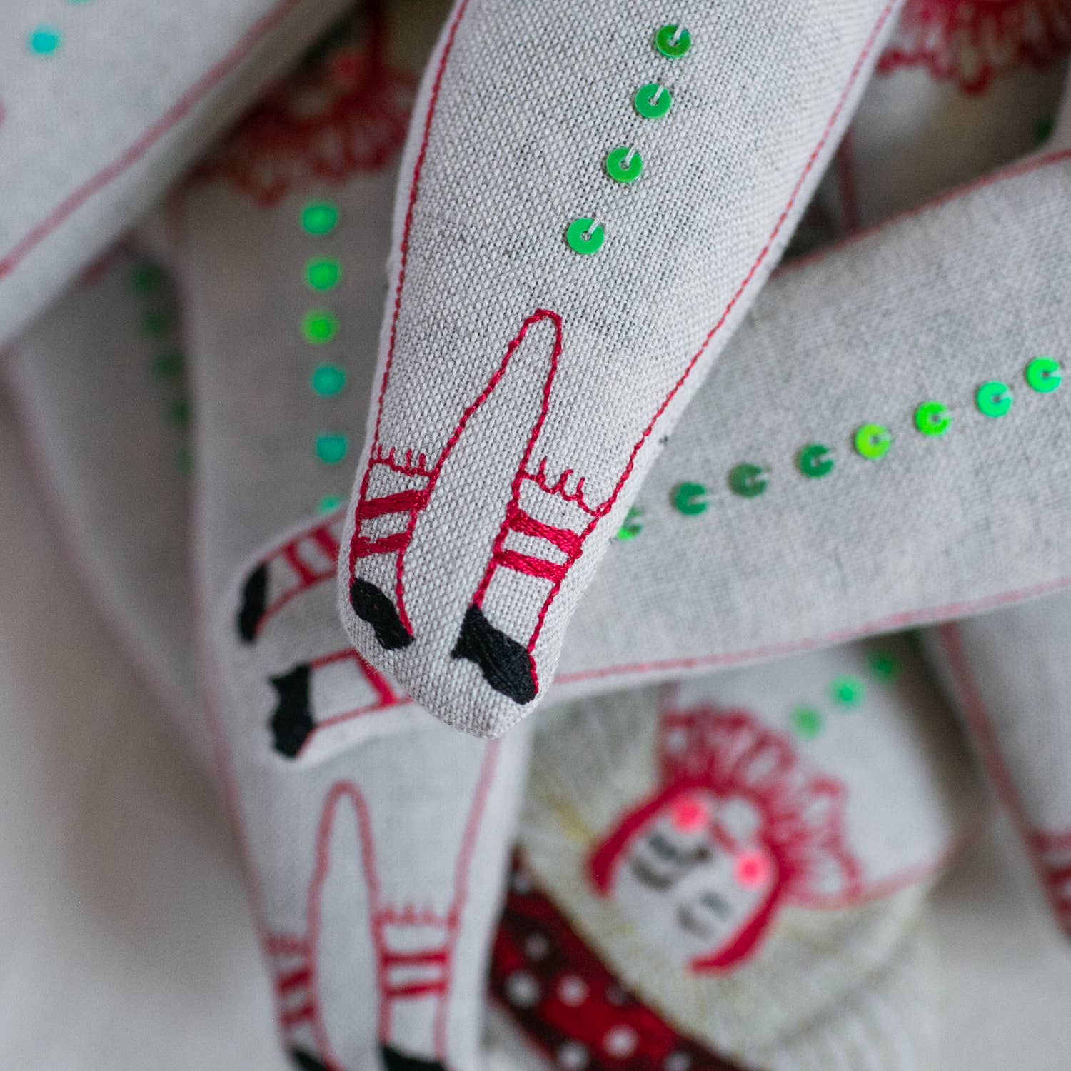 Skippy Cotton – wholesale Ornament – Baby Mushroom, Lavender & cotton filled ornament4