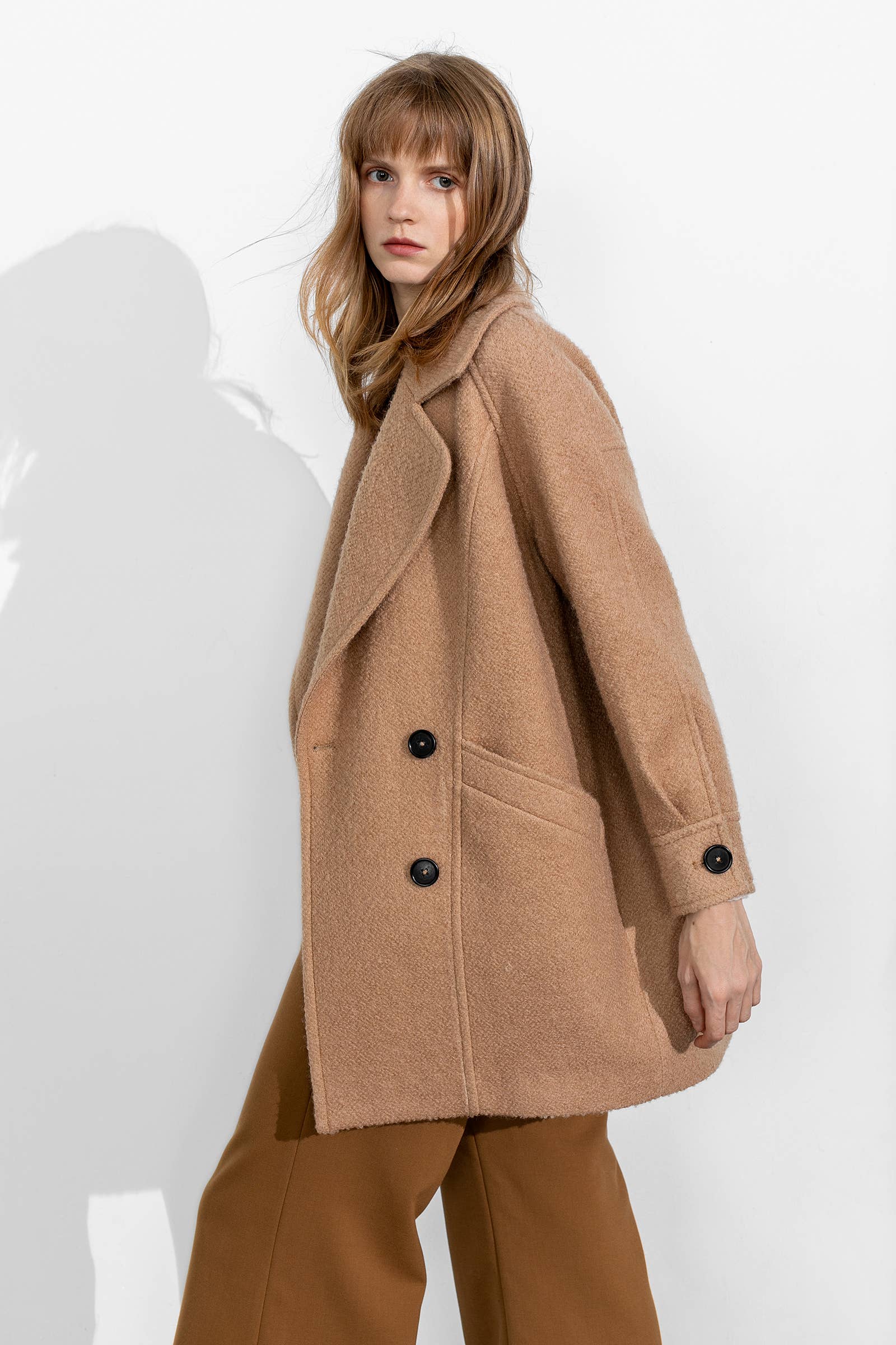 J.ING - Wholesale Coat - Women's - Teddy Coat (Ivory/SandyBrown)16