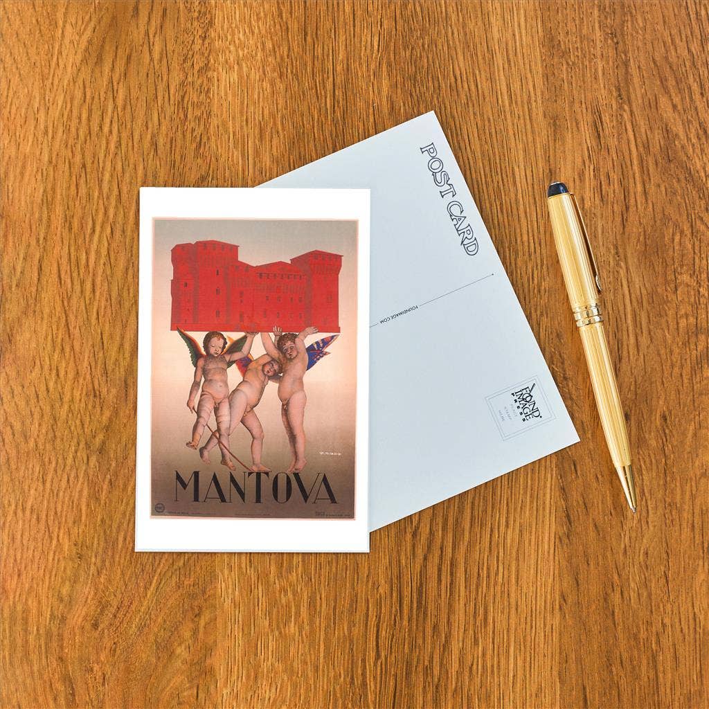 Found Image Press - Wholesale Postcard - Postcard IT-248 Travel Poster for Mantua1