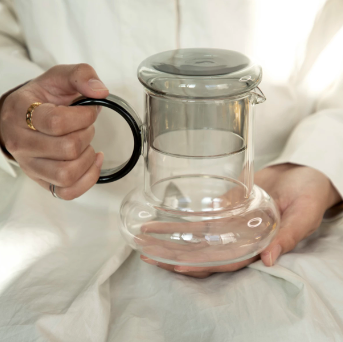 IVORE.GROUP (We cover All Import duty) - Wholesale Tea Pot - Glass Pitcher Teapot with Cup Lid6